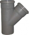 Тройник канализационный 45<sup>o</sup>  диаметром  110 мм