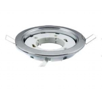 Светильник  GX53 кольцо ХРОМ  D90 уст. высота 34 мм 420071