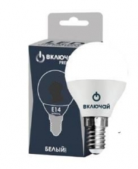 ����� ������������ 6W E14 ����� 4000K 220V (LED PREMIUM G45-6W-E14-W) ������� (1/10/100)